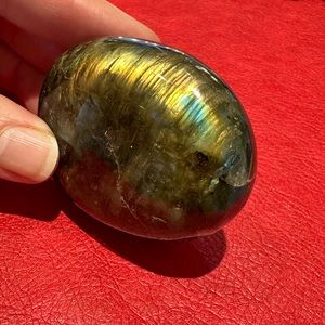 Flashy Labradorite.  Natural gemstone crystal